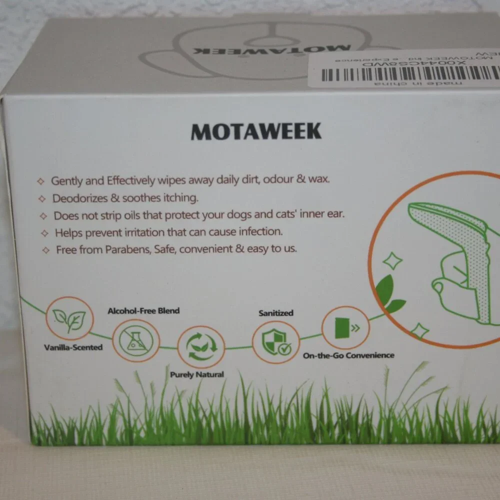 Motaweek Dog & Cat Finger Ear Cleaning Wipes 50 Pk 1.28